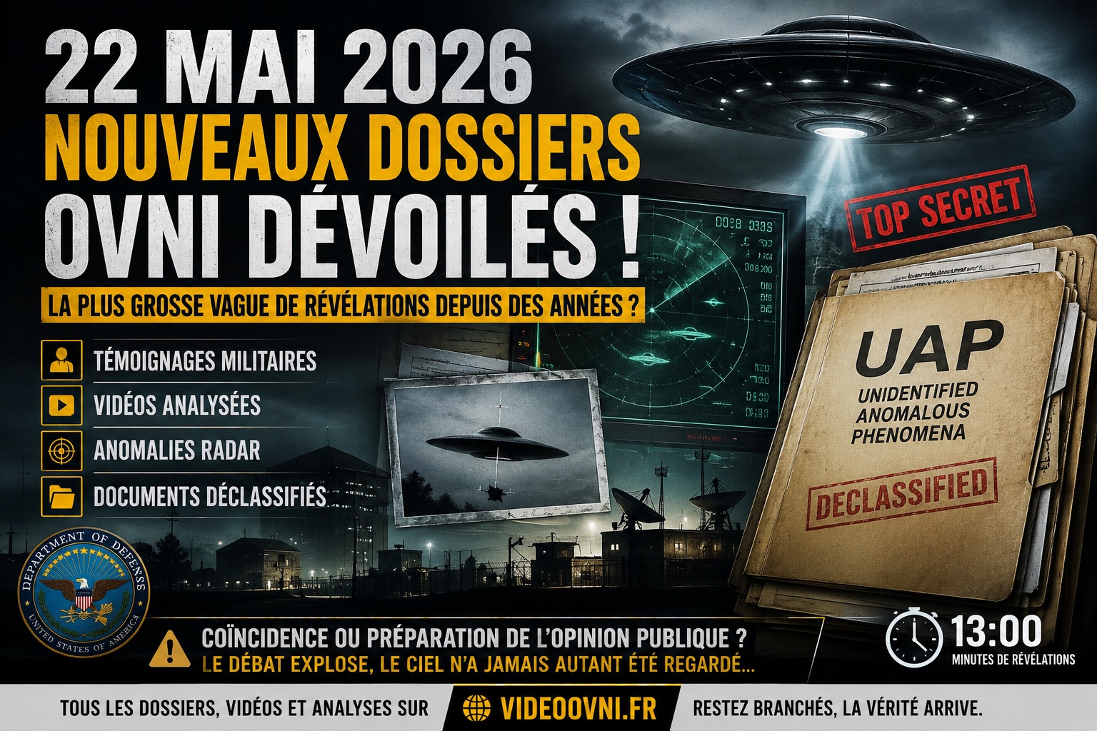 Dossier UAP du 22 mai 2026